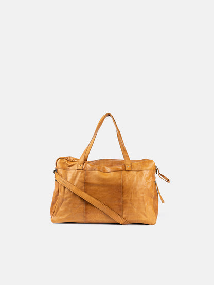RE:DESIGNED EST 2003 Signe Urban Weekend Bag Burned Tan