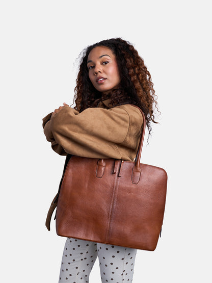 RE:DESIGNED EST 2003 Silje Big Shoulder bag Walnut