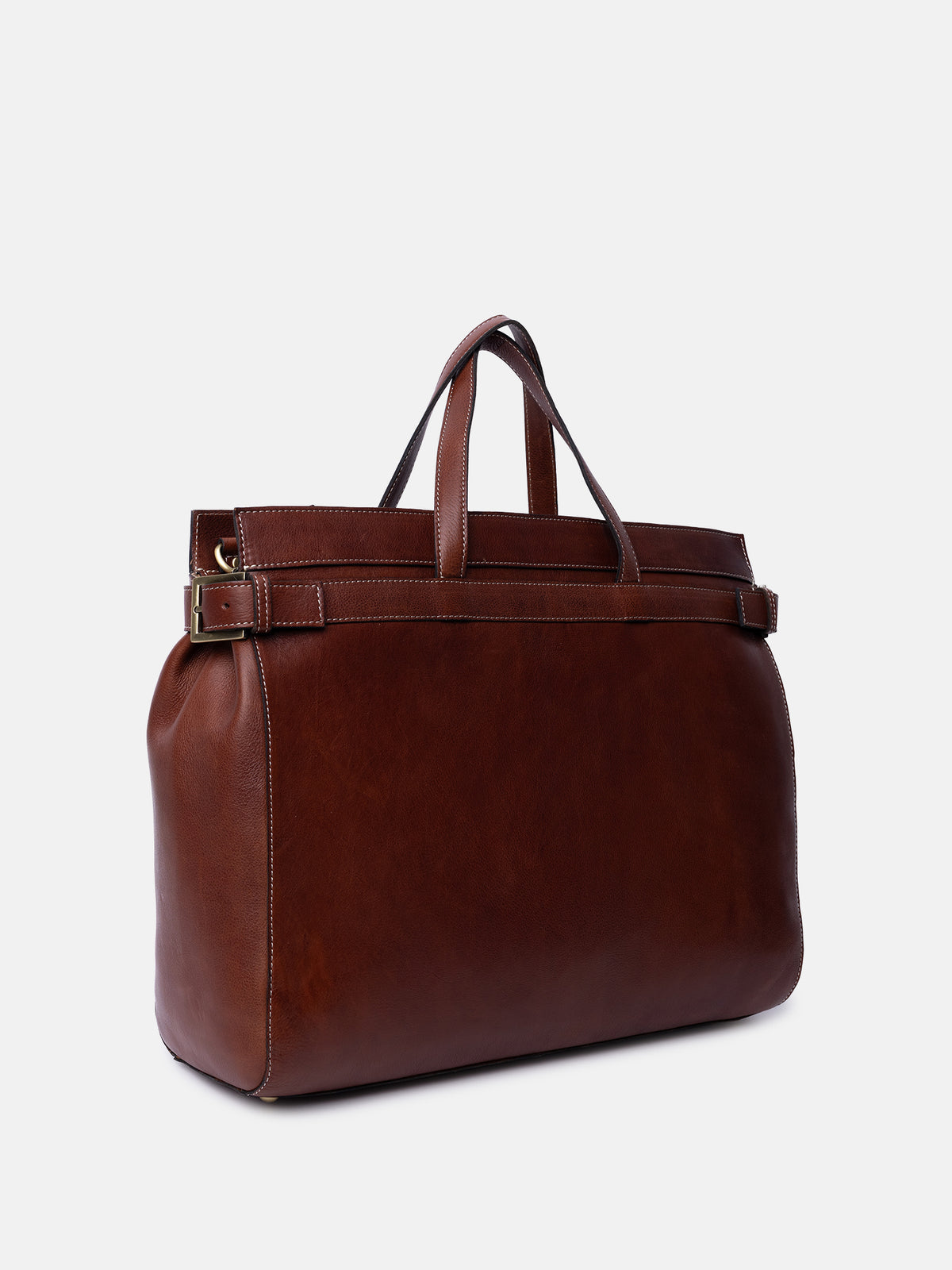 RE:DESIGNED EST 2003 Siri Big Handbag Cognac