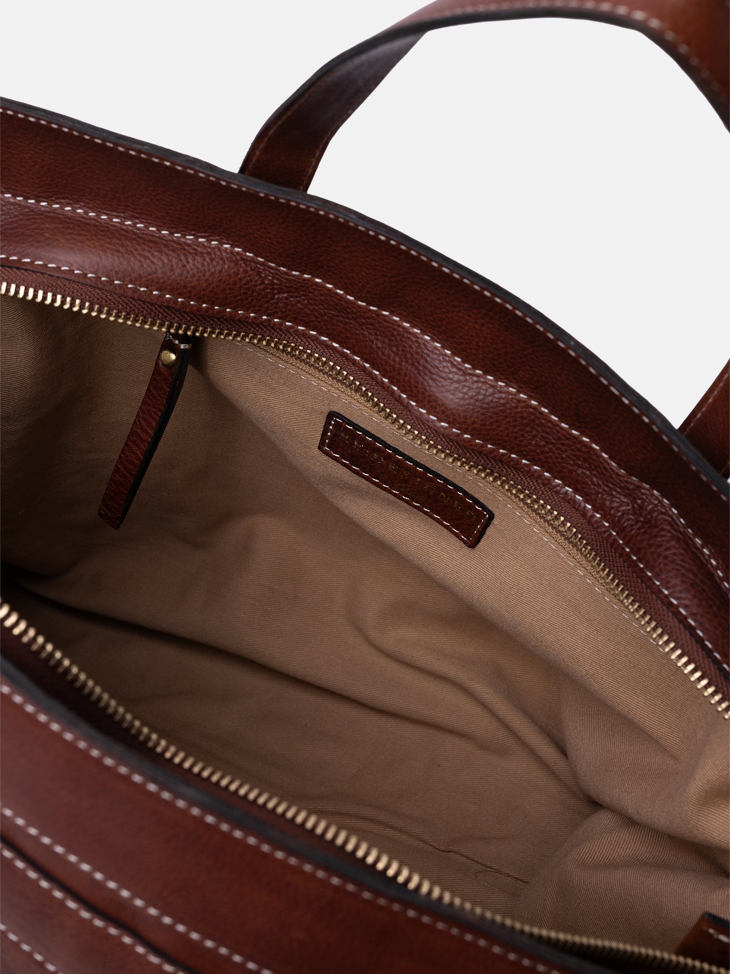 RE:DESIGNED EST 2003 Siri Big Handbag Cognac