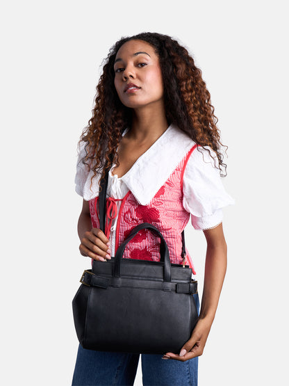 RE:DESIGNED EST 2003 Siri Small Handbag Black