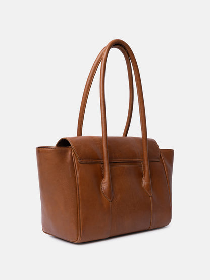 RE:DESIGNED EST 2003 Sisu Big Handbag Tan