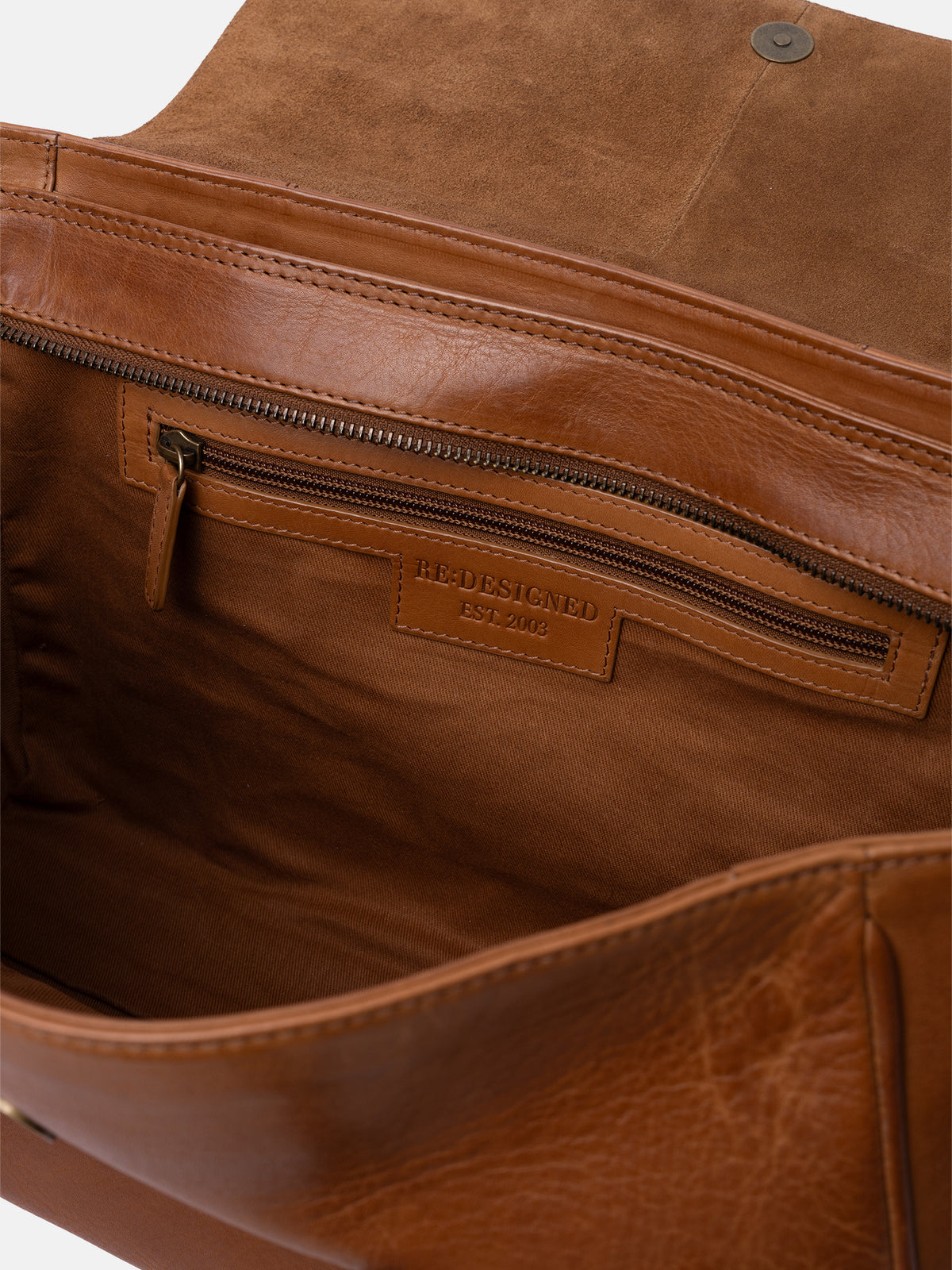 RE:DESIGNED EST 2003 Sisu Big Handbag Tan
