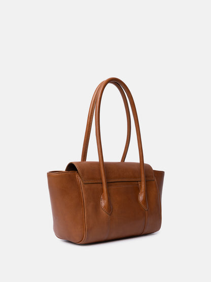 RE:DESIGNED EST 2003 Sisu Small Handbag Tan