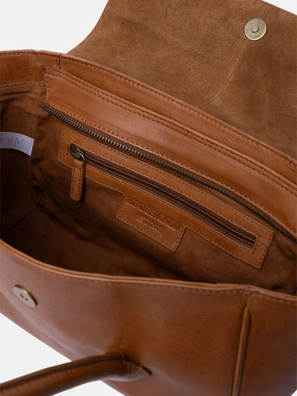 RE:DESIGNED EST 2003 Sisu Small Handbag Tan