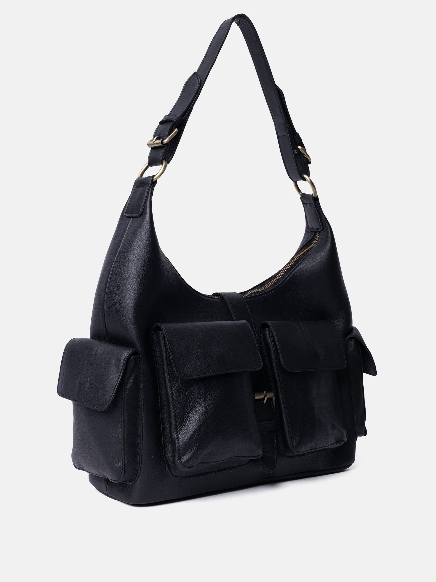 RE:DESIGNED EST 2003 Solvej Large Shoulder bag Black