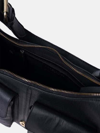 RE:DESIGNED EST 2003 Solvej Large Shoulder bag Black