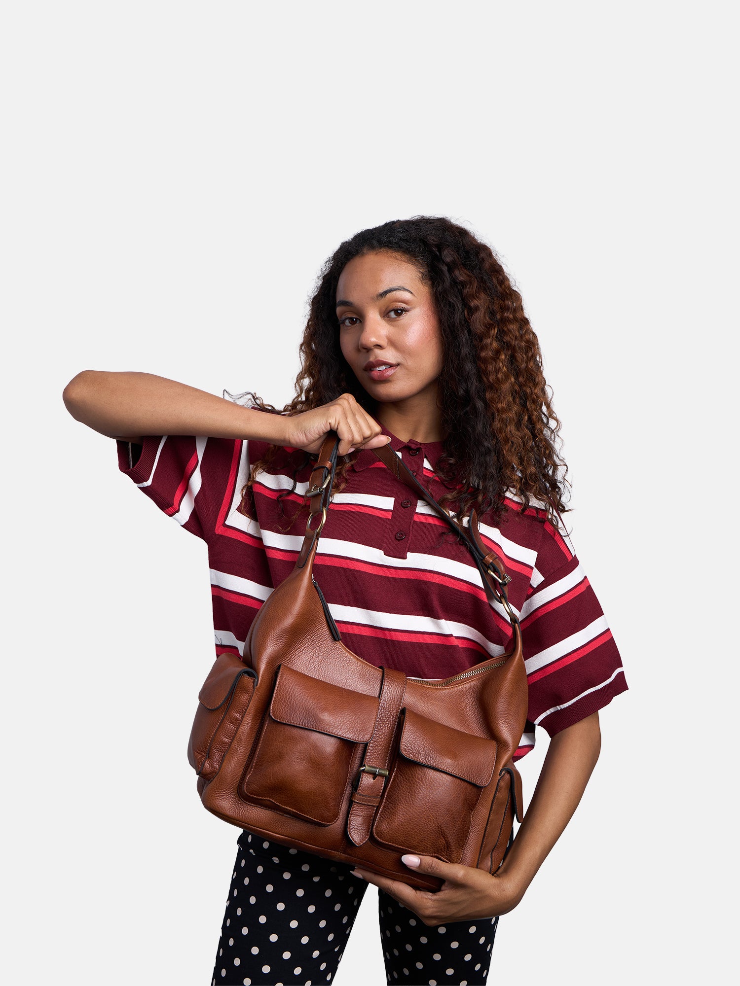 RE:DESIGNED EST 2003 Solvej Large Shoulder bag Walnut