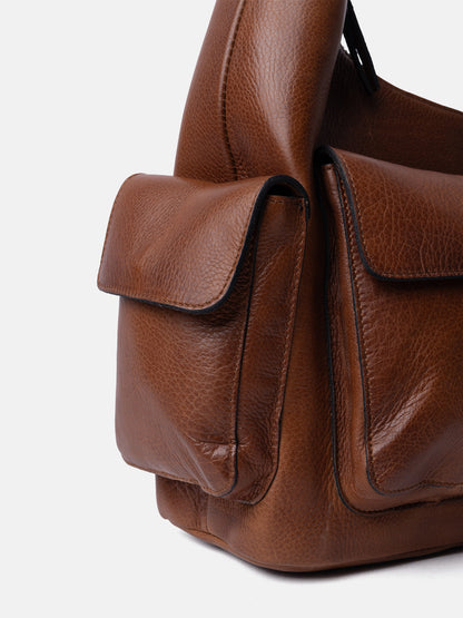 RE:DESIGNED EST 2003 Solvej Large Shoulder bag Walnut