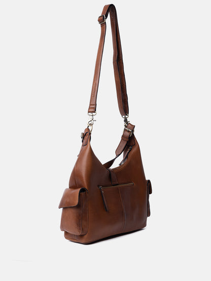 RE:DESIGNED EST 2003 Solvej Large Shoulder bag Walnut
