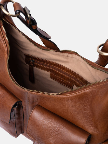 RE:DESIGNED EST 2003 Solvej Large Shoulder bag Walnut