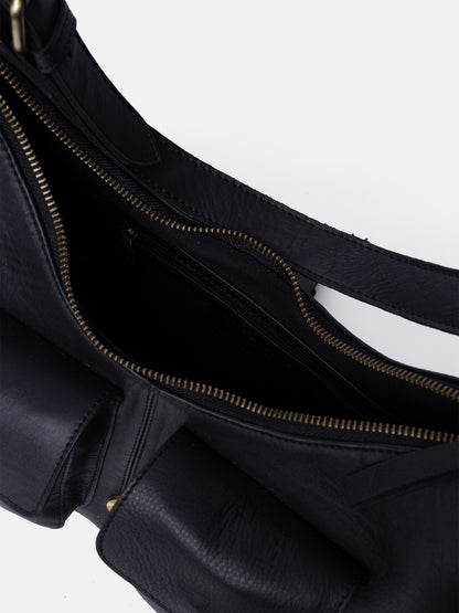 RE:DESIGNED EST 2003 Solvej Medium Shoulder bag Black