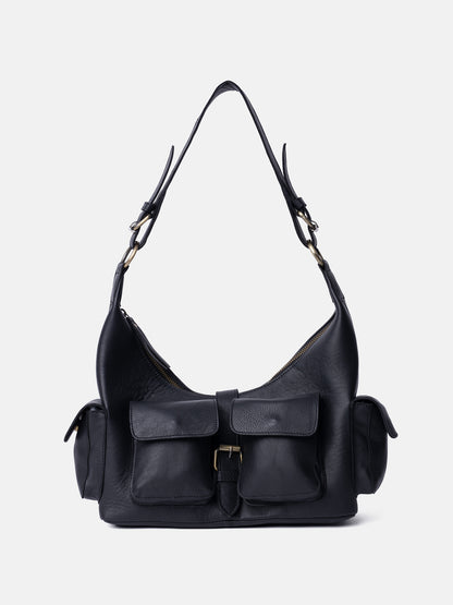 RE:DESIGNED EST 2003 Solvej Medium Shoulder bag Black