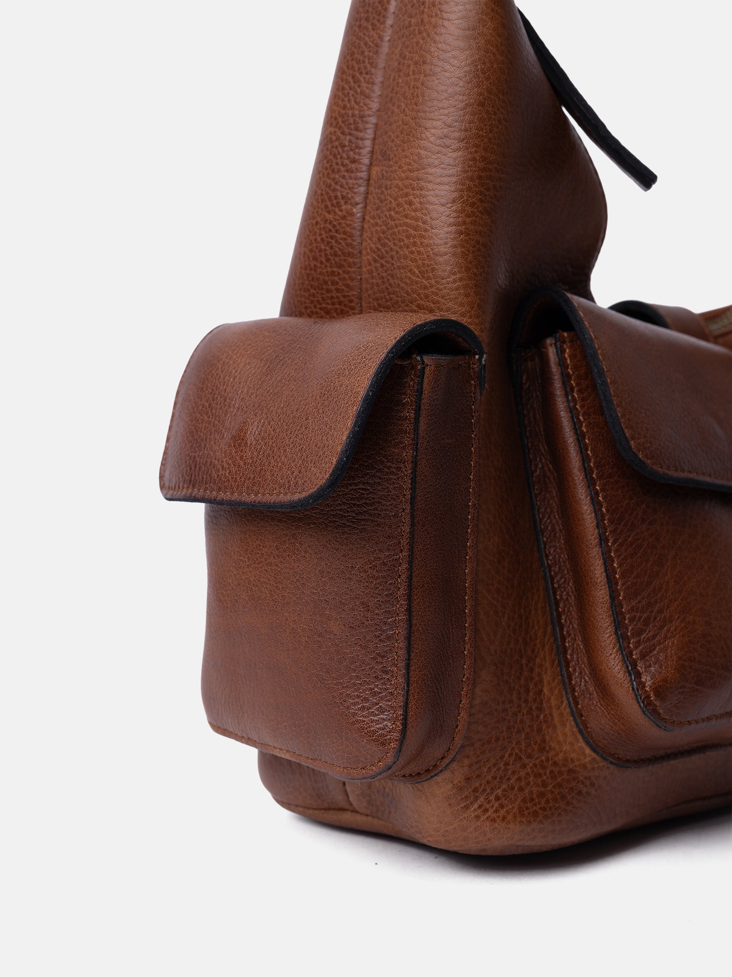 RE:DESIGNED EST 2003 Solvej Medium Shoulder bag Walnut