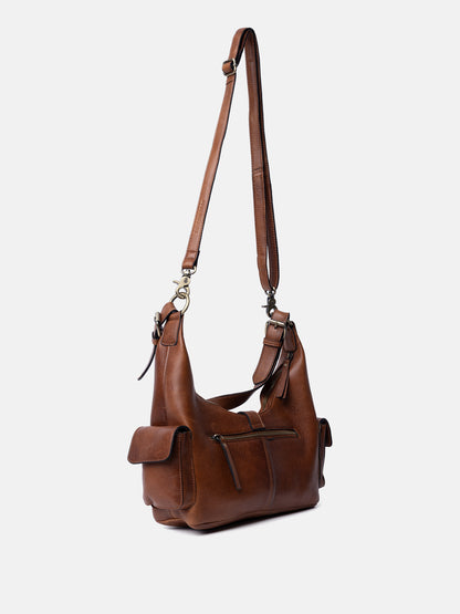 RE:DESIGNED EST 2003 Solvej Medium Shoulder bag Walnut