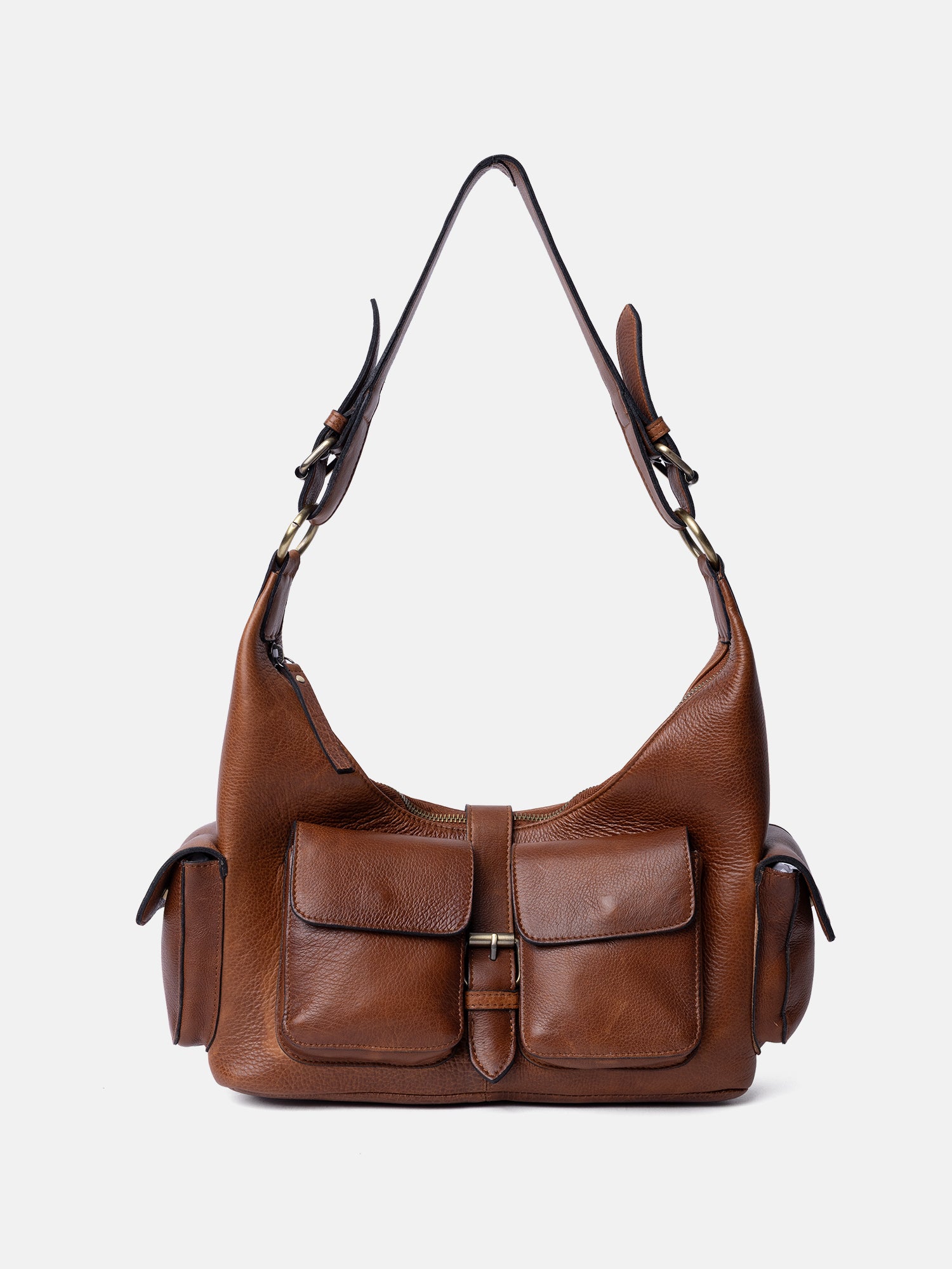 RE:DESIGNED EST 2003 Solvej Medium Shoulder bag Walnut