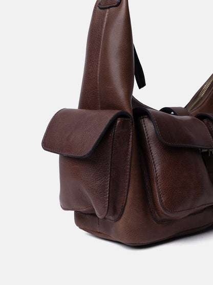 RE:DESIGNED EST 2003 Solvej Medium Shoulder bag Woodsmoke