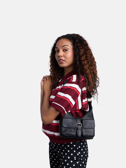 RE:DESIGNED EST 2003 Solvej Small Shoulder bag Black