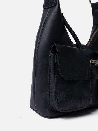 RE:DESIGNED EST 2003 Solvej Small Shoulder bag Black