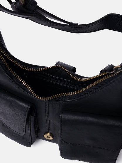 RE:DESIGNED EST 2003 Solvej Small Shoulder bag Black