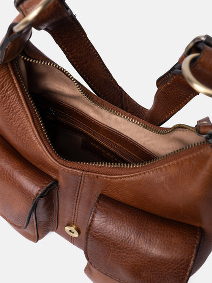 RE:DESIGNED EST 2003 Solvej Small Shoulder bag Walnut