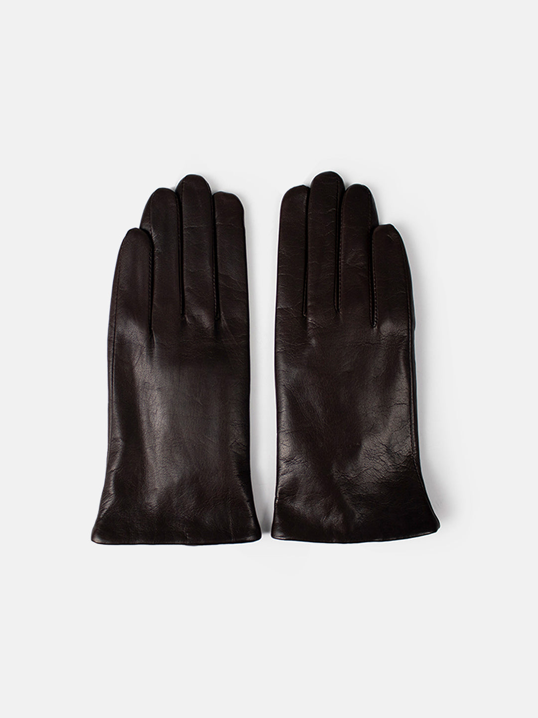RE:DESIGNED EST 2003 Stacey Plain Gloves Dark Brown