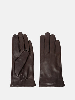 RE:DESIGNED EST 2003 Stacey Plain Gloves Dark Brown