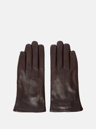 RE:DESIGNED EST 2003 Stacey Plain Gloves Dark Brown