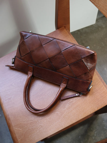 RE:DESIGNED EST 2003 Uma Handbag Walnut