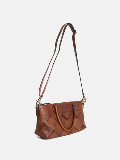 RE:DESIGNED EST 2003 Uma Handbag Walnut
