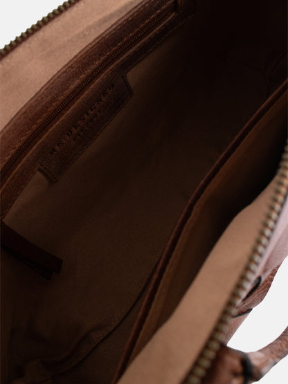 RE:DESIGNED EST 2003 Uma Handbag Walnut
