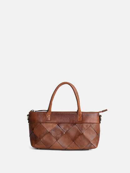 RE:DESIGNED EST 2003 Uma Handbag Walnut