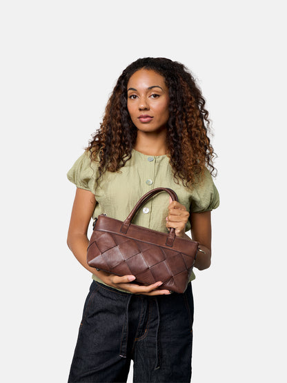 RE:DESIGNED EST 2003 Uma Handbag Woodsmoke