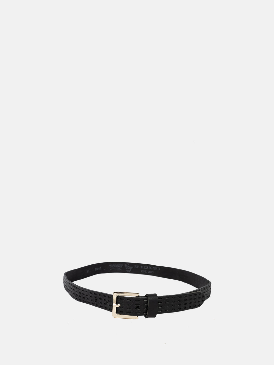 RE:DESIGNED EST 2003 Elise Belt Black